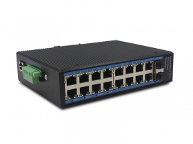 管理型千兆 2光16電工業級交換機