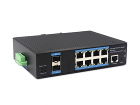 管理型千兆 2光8-M 電工業級交換機