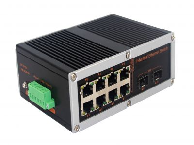 非網(wǎng)管工業(yè)級交換機 千兆2光8電SFP