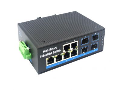 千兆4光6電工業(yè)級以太網(wǎng)交換機